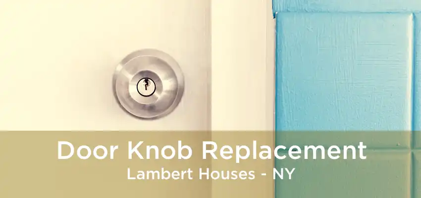 Door Knob Replacement Lambert Houses - NY