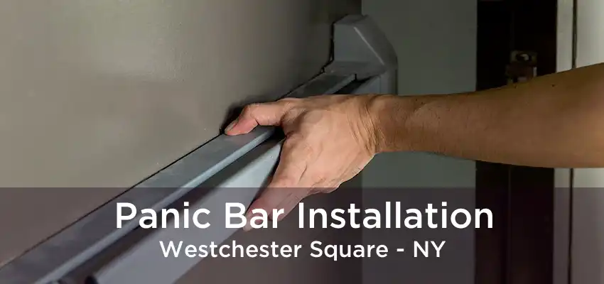 Panic Bar Installation Westchester Square - NY